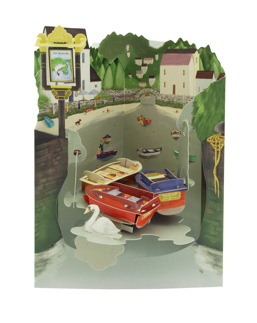 Riverside Pub Display Card