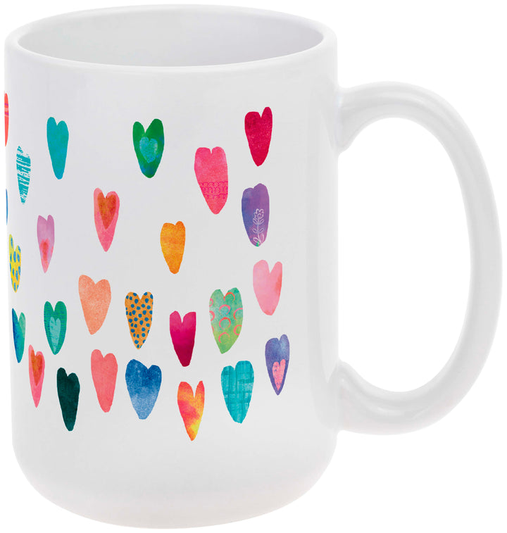 Rainbow Hearts Mug