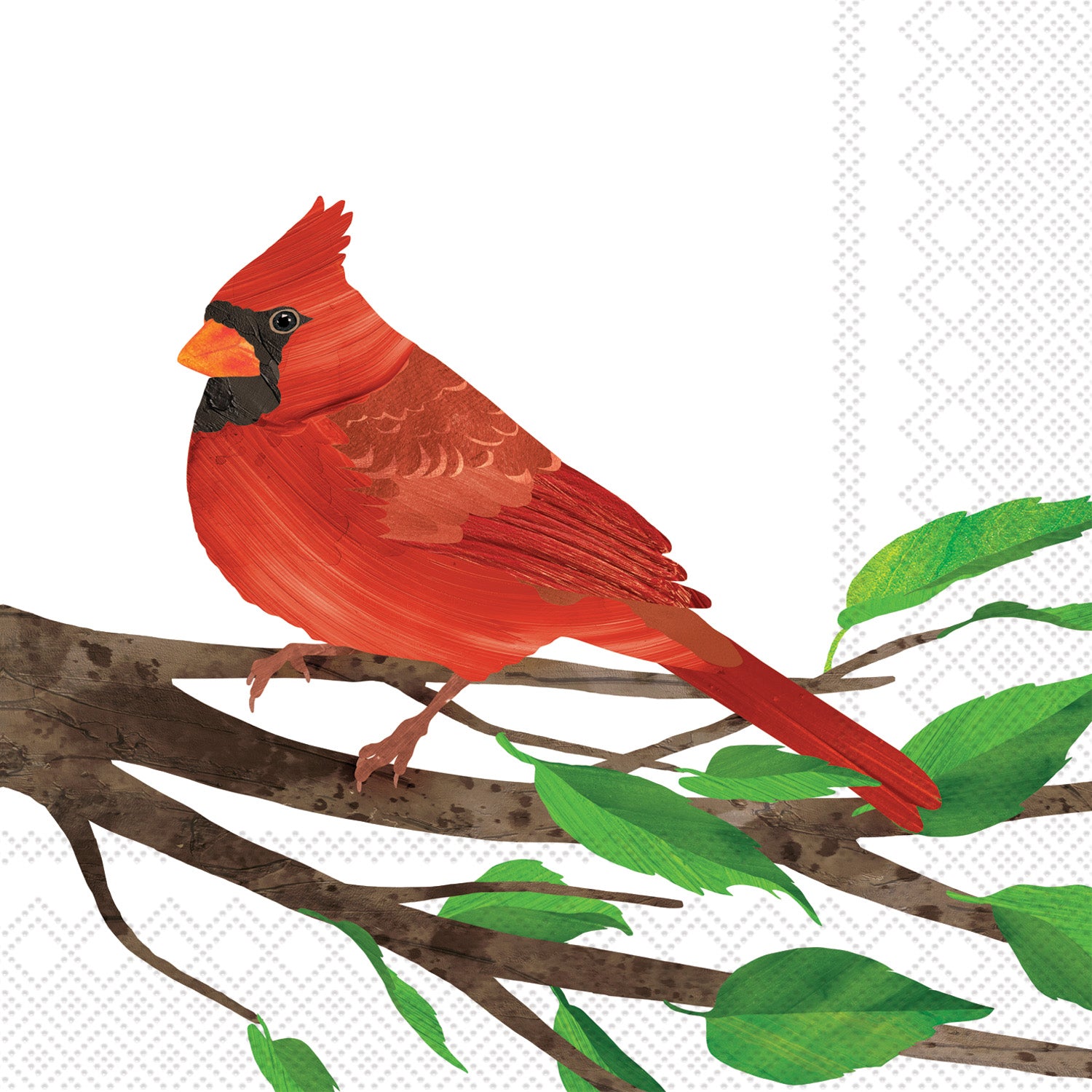 Cardinal Cocktail Napkin