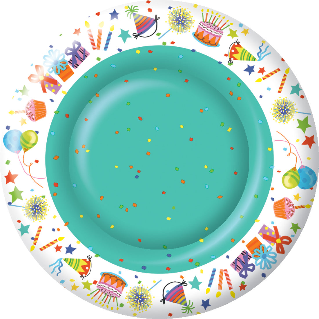 Happy Day Round Dinner Plate