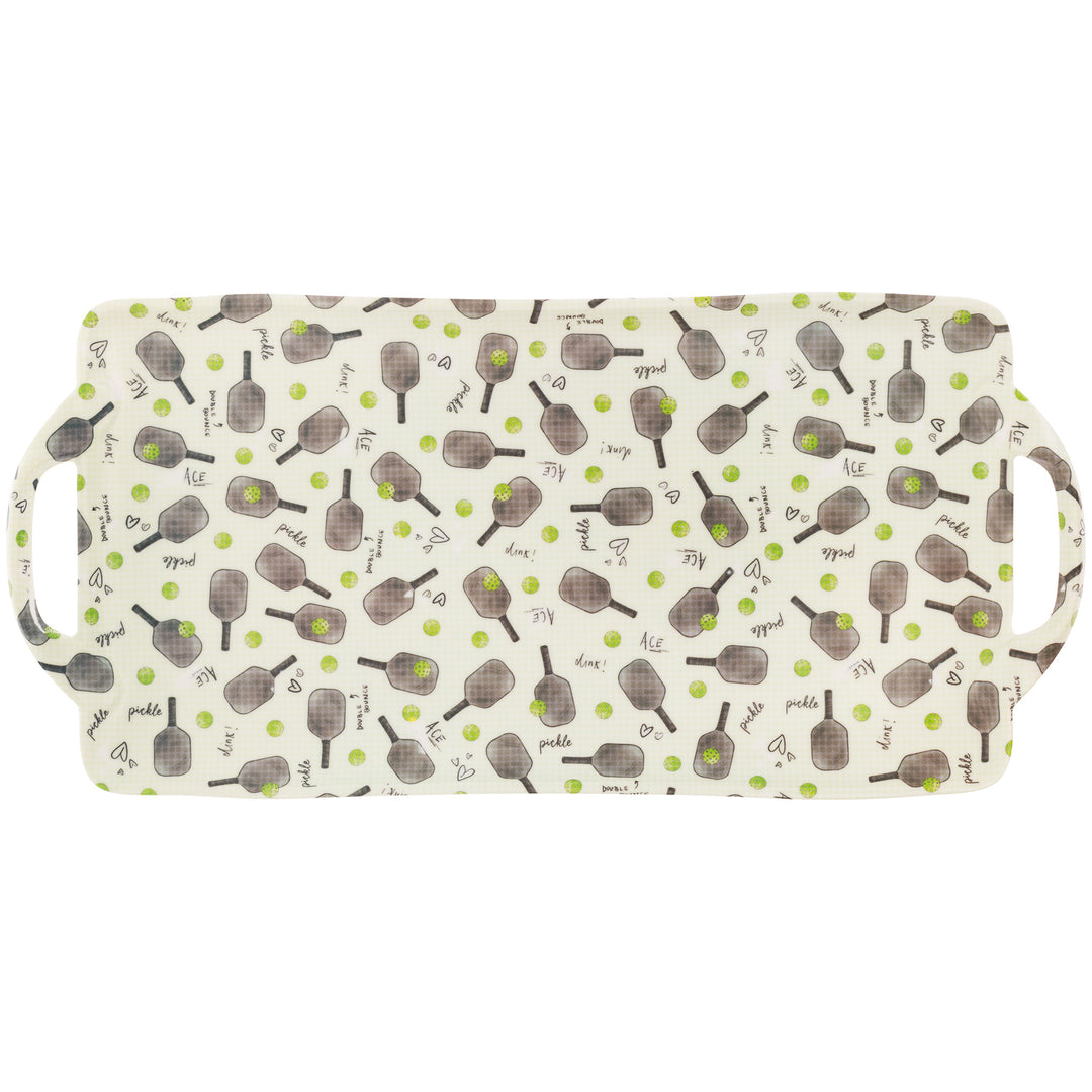 Pickleball Large Melamine Tray
