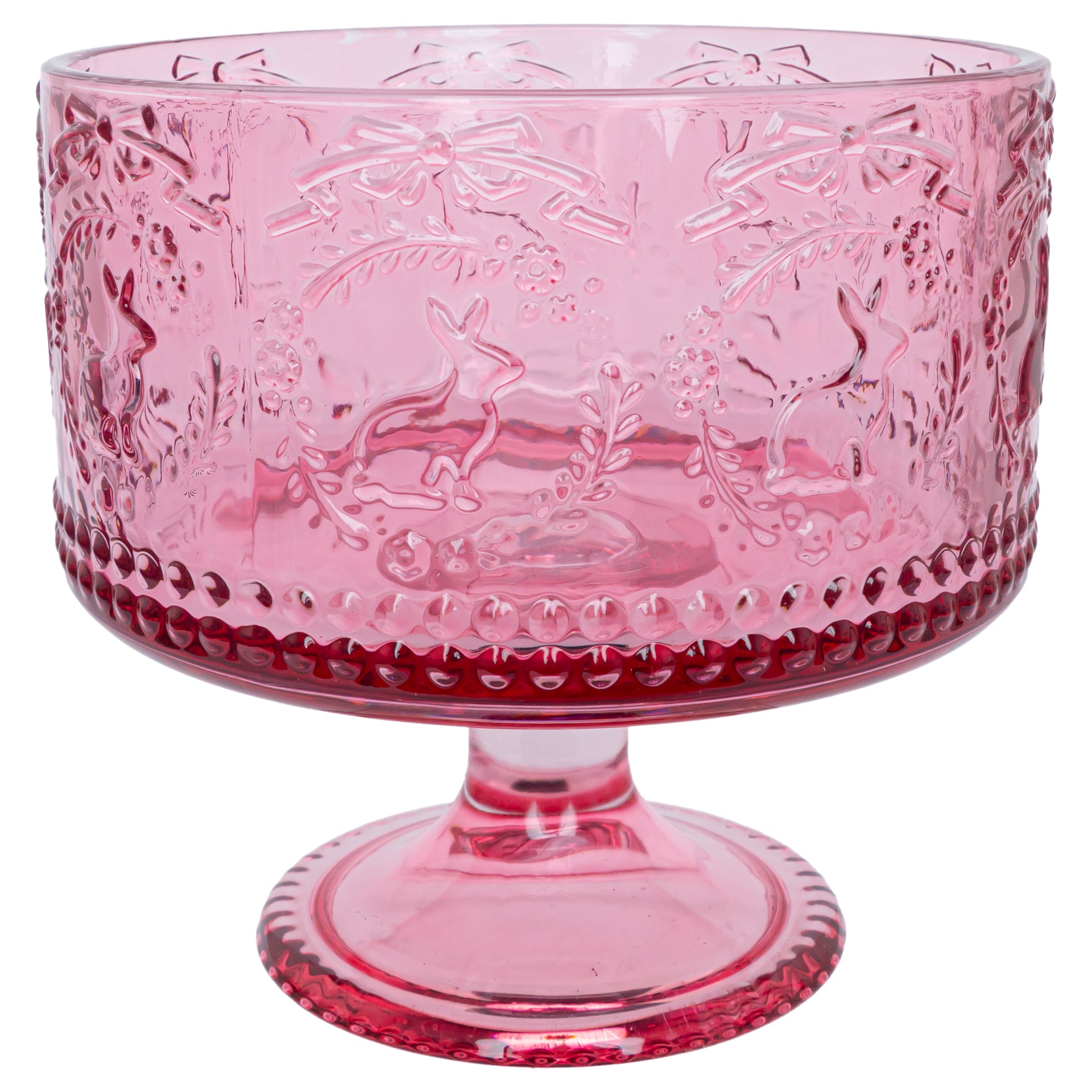 Pink Bunny Trifle Dish