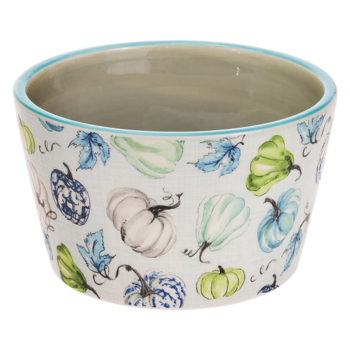 Chinoiserie Pumpkins Bowl and Spreader Set