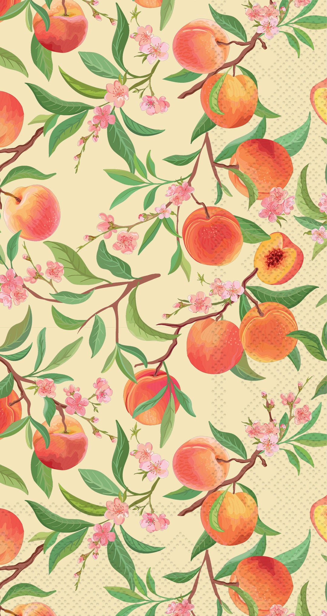 Peach Lover Guest Towel