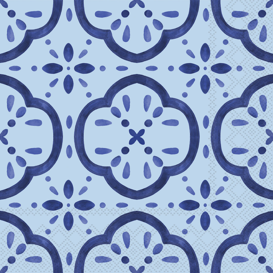Amalfi Cucina blue Cocktail Napkin blue
