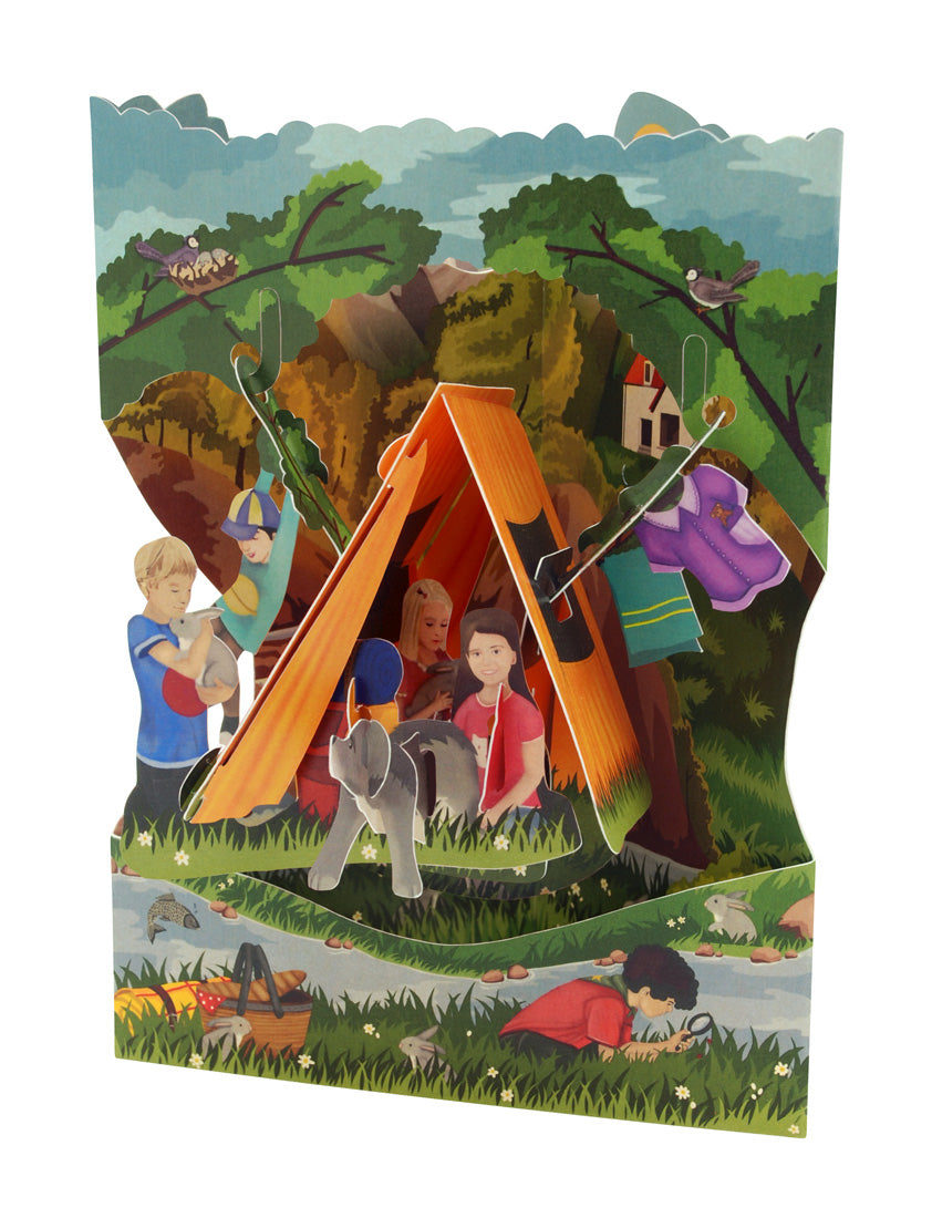 Camping Display Card