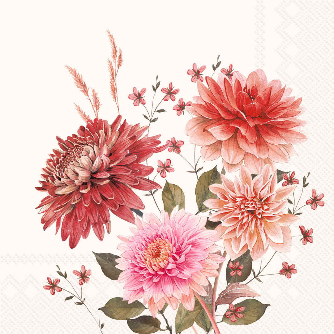 Autumn Bouquet Cocktail Napkin