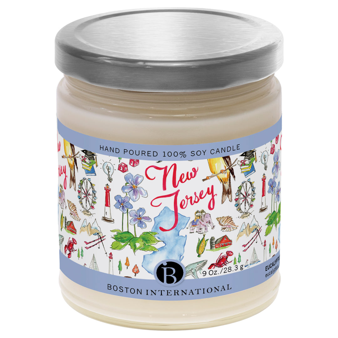 New Jersey State Candle