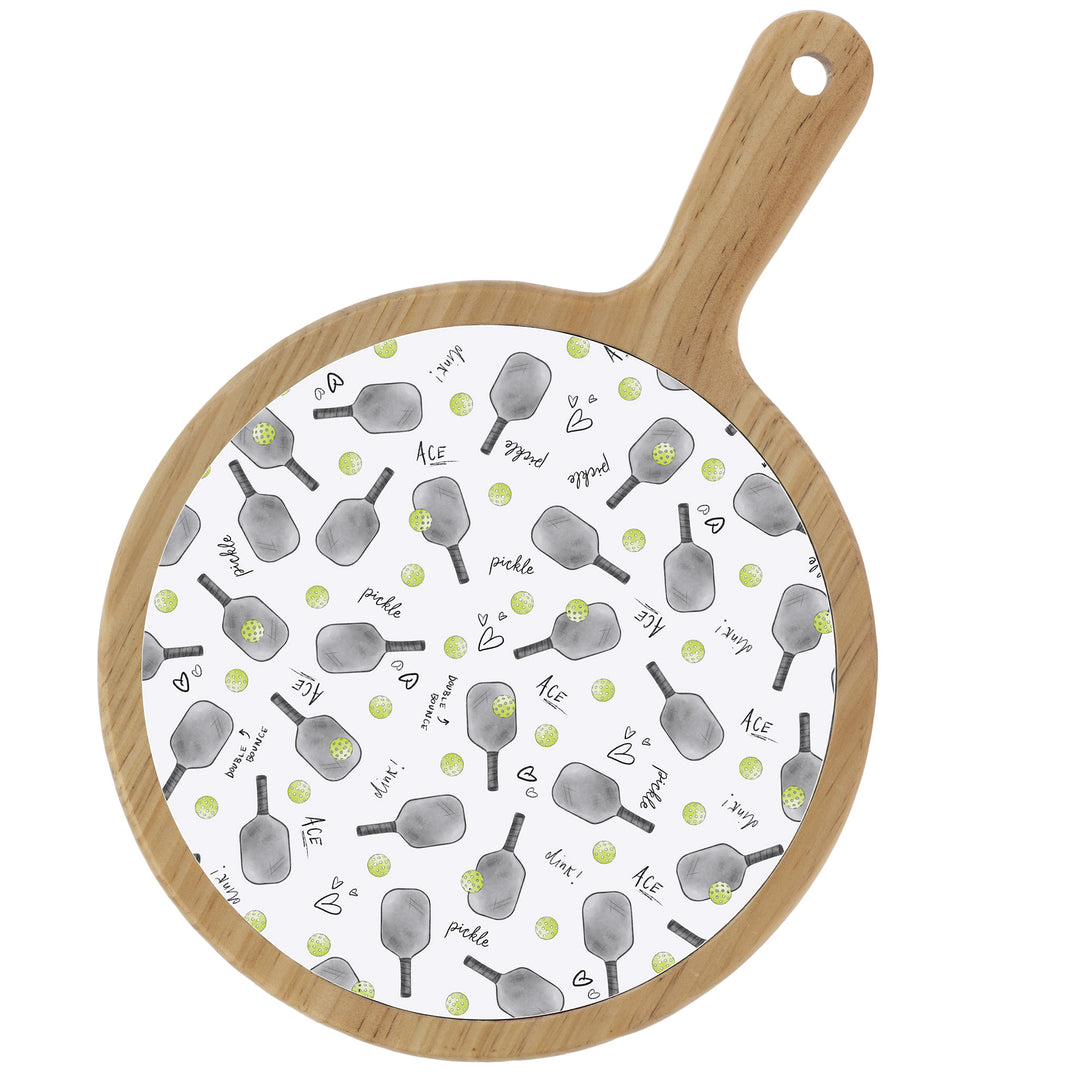 Pickleball Pattern Cheeseboard