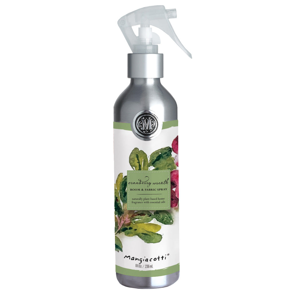 CRANBERRY WREATH ROOM & FABRIC SPRAY 8 OZ.