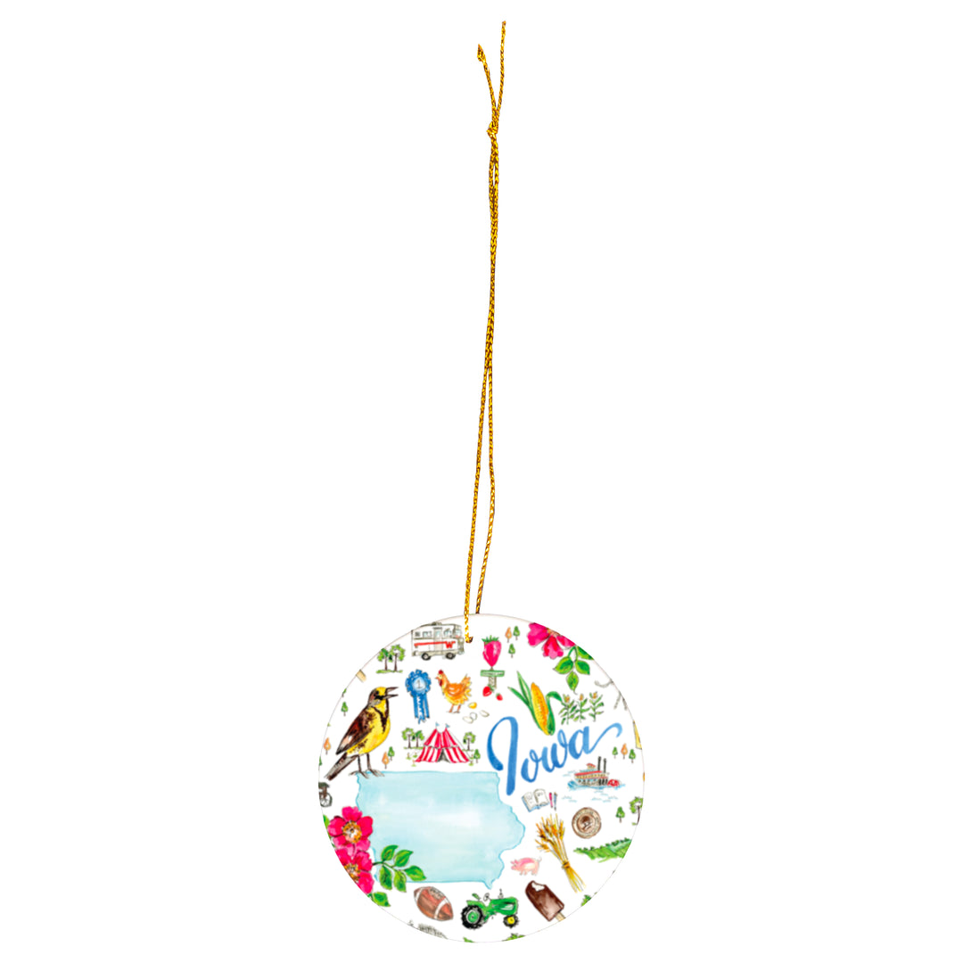 Iowa State Ornament