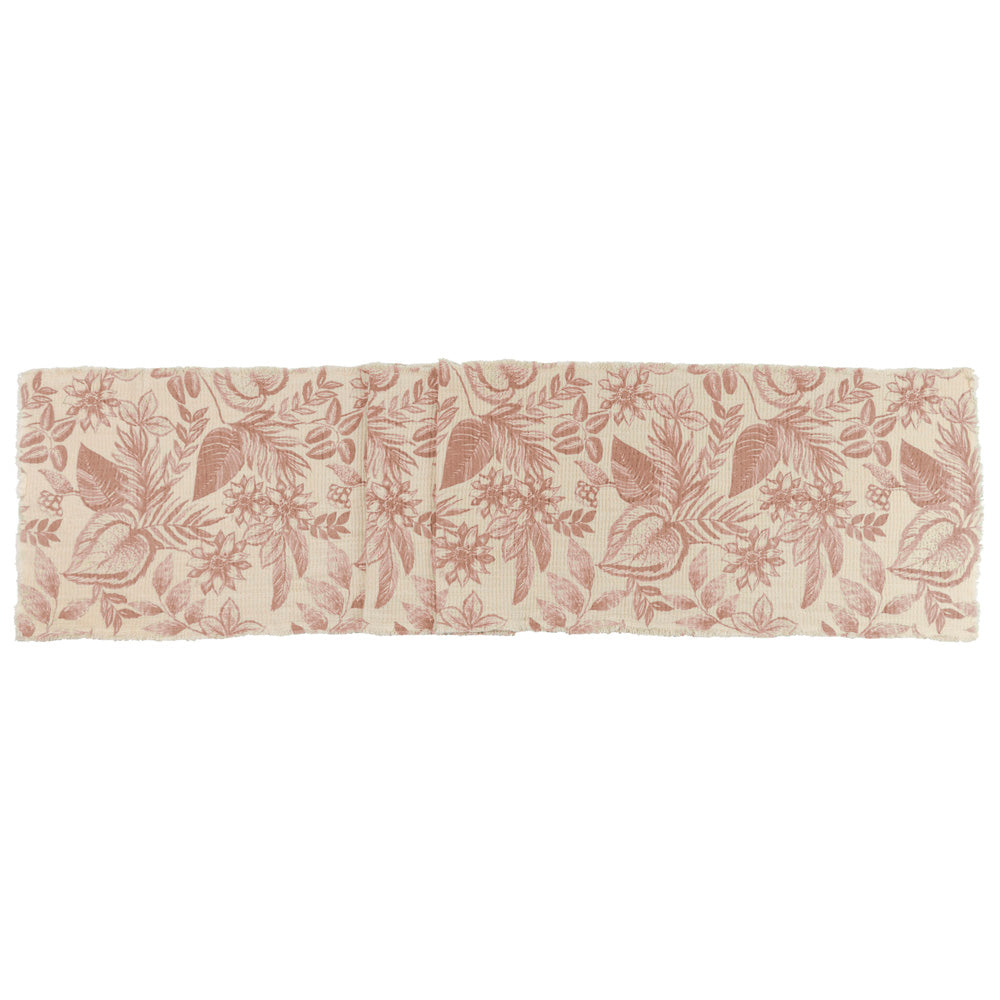 DUSTY PINK BOTANICA TABLE RUNNER