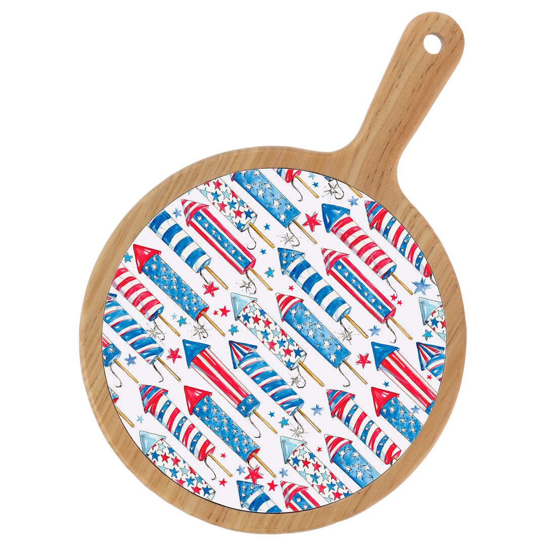 Patriotic Rockets Cheeseboard