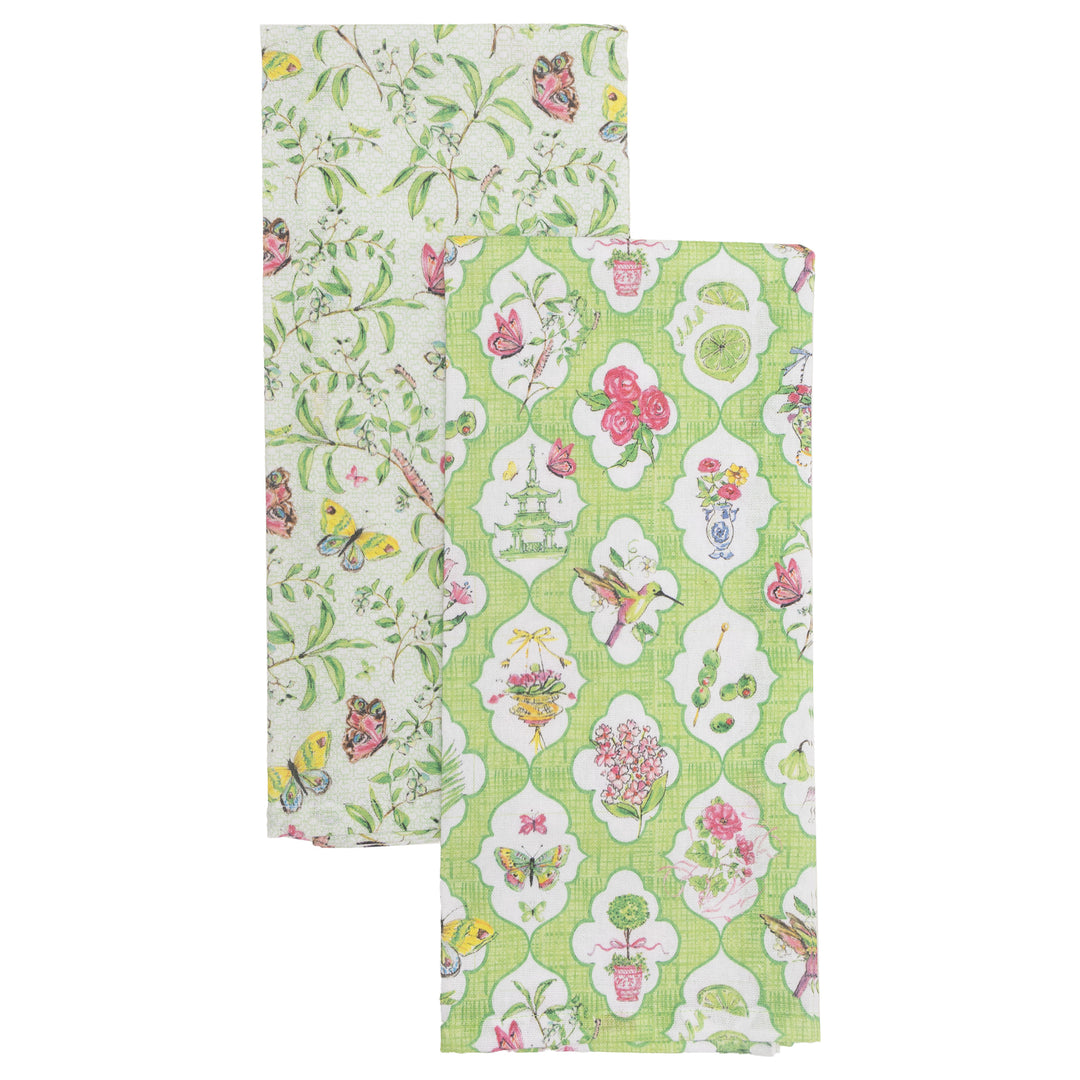 Garden Party Tea Towels (Set of 2)
