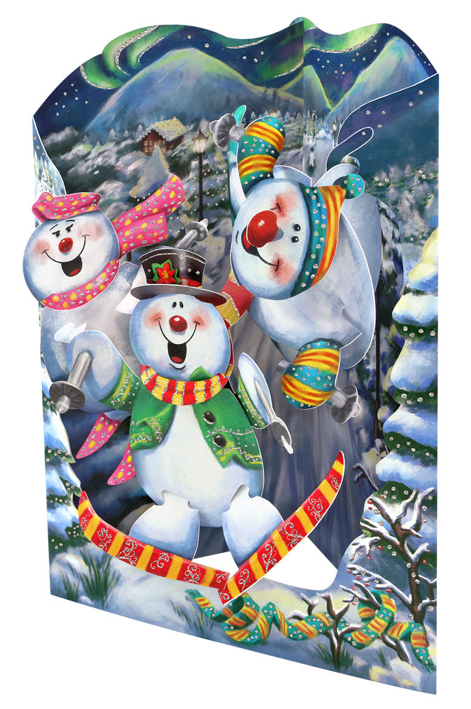 Snowmen Swing Card