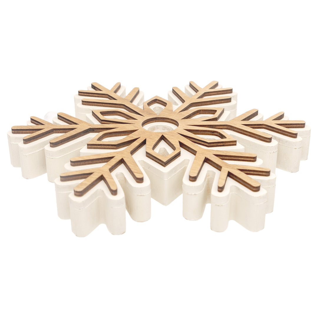 Simple Wood Snowflake