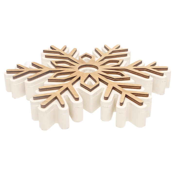 Simple Wood Snowflake