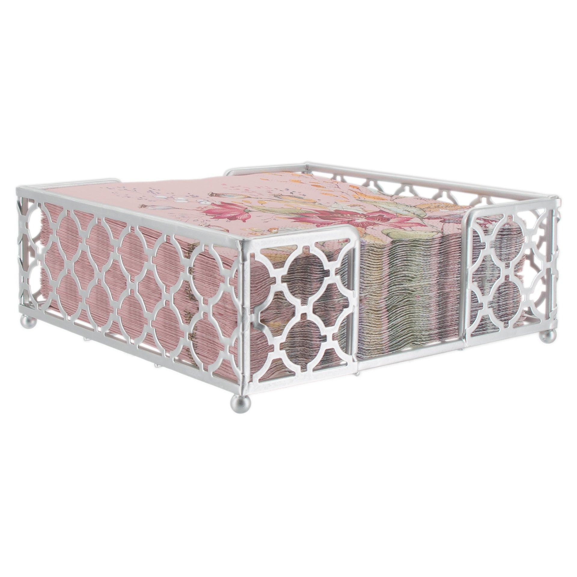 Trellis Lunch Caddy Silver