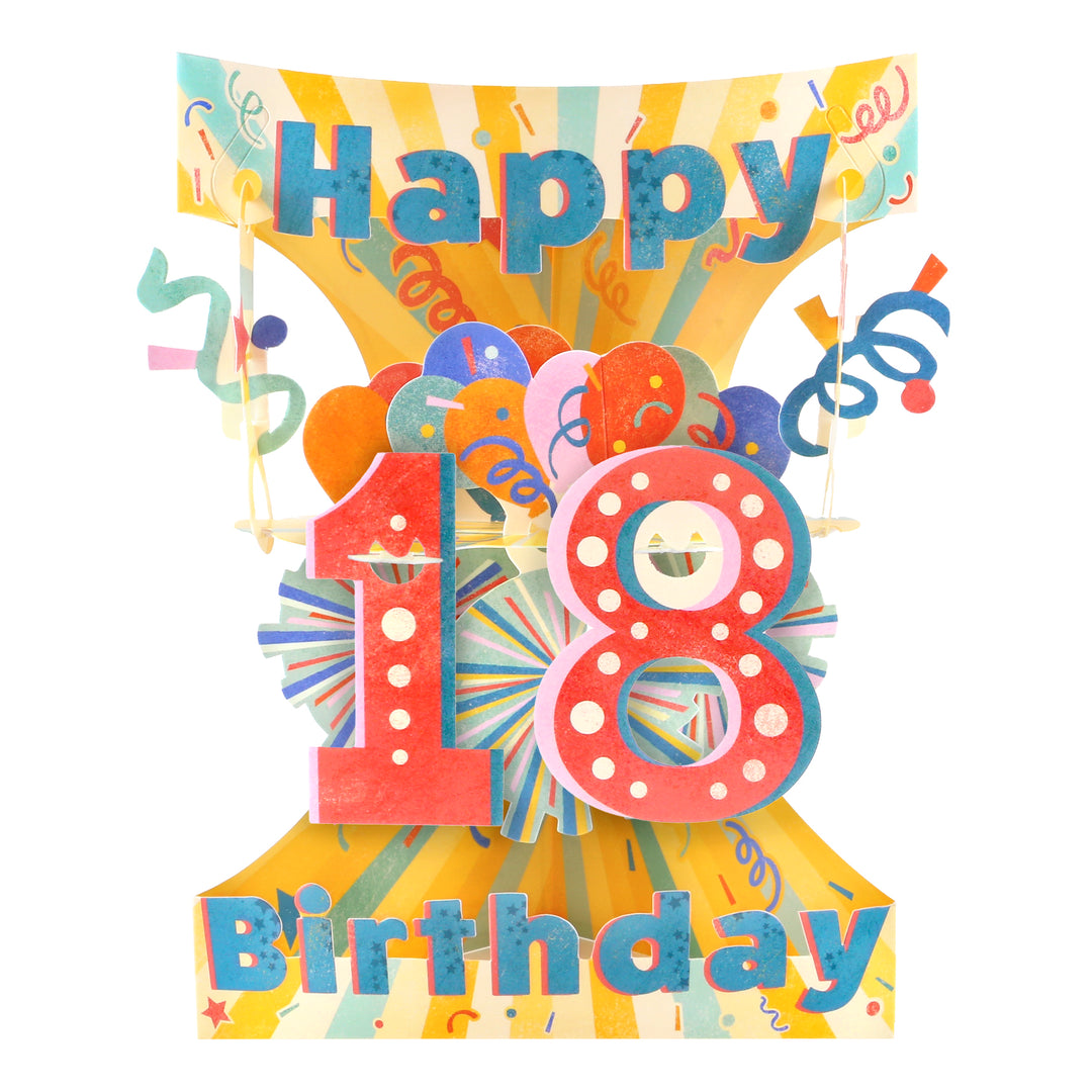 18 Happy Birthday Swing Card