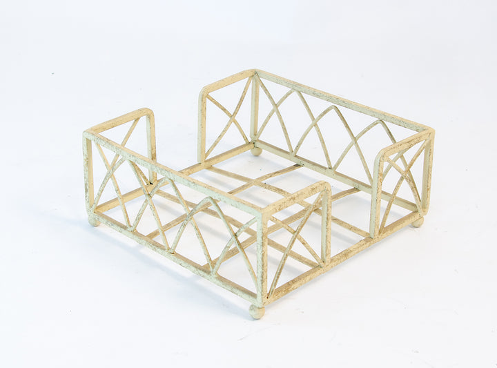 Arch Cocktail Caddy Antique White