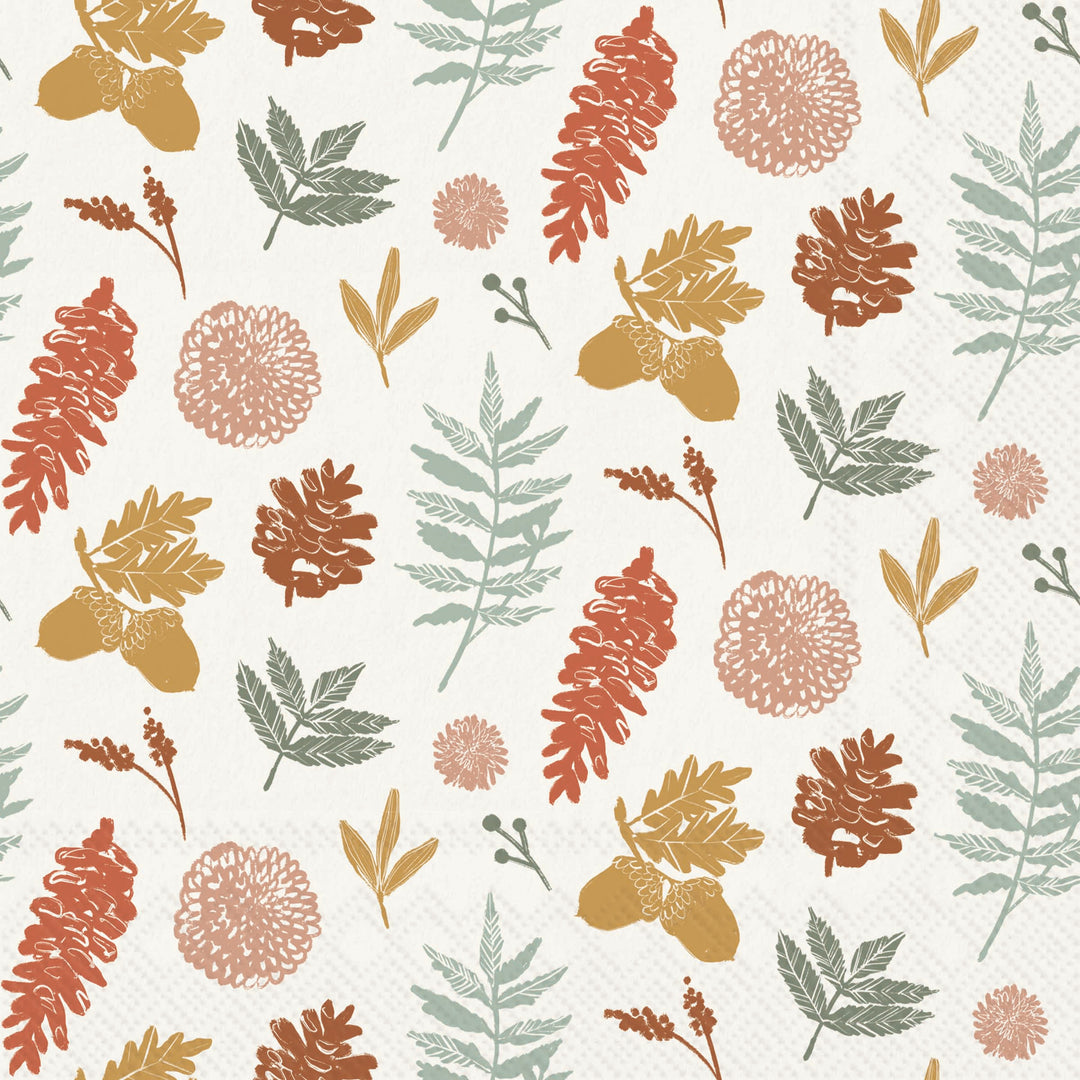 Falling Acorns Lunch Napkin