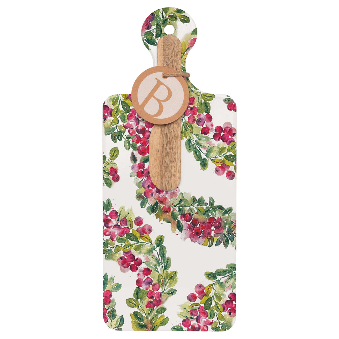 Cranberry Wreath Cuterie &amp; Spreader Set