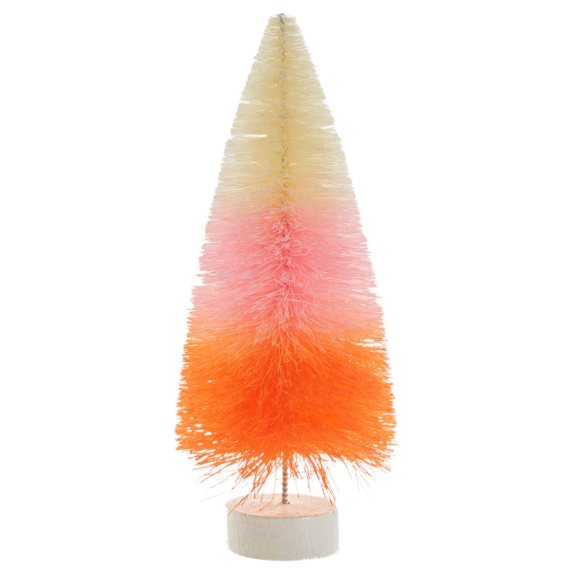 Candy Corn Bottlebrush Tree Large