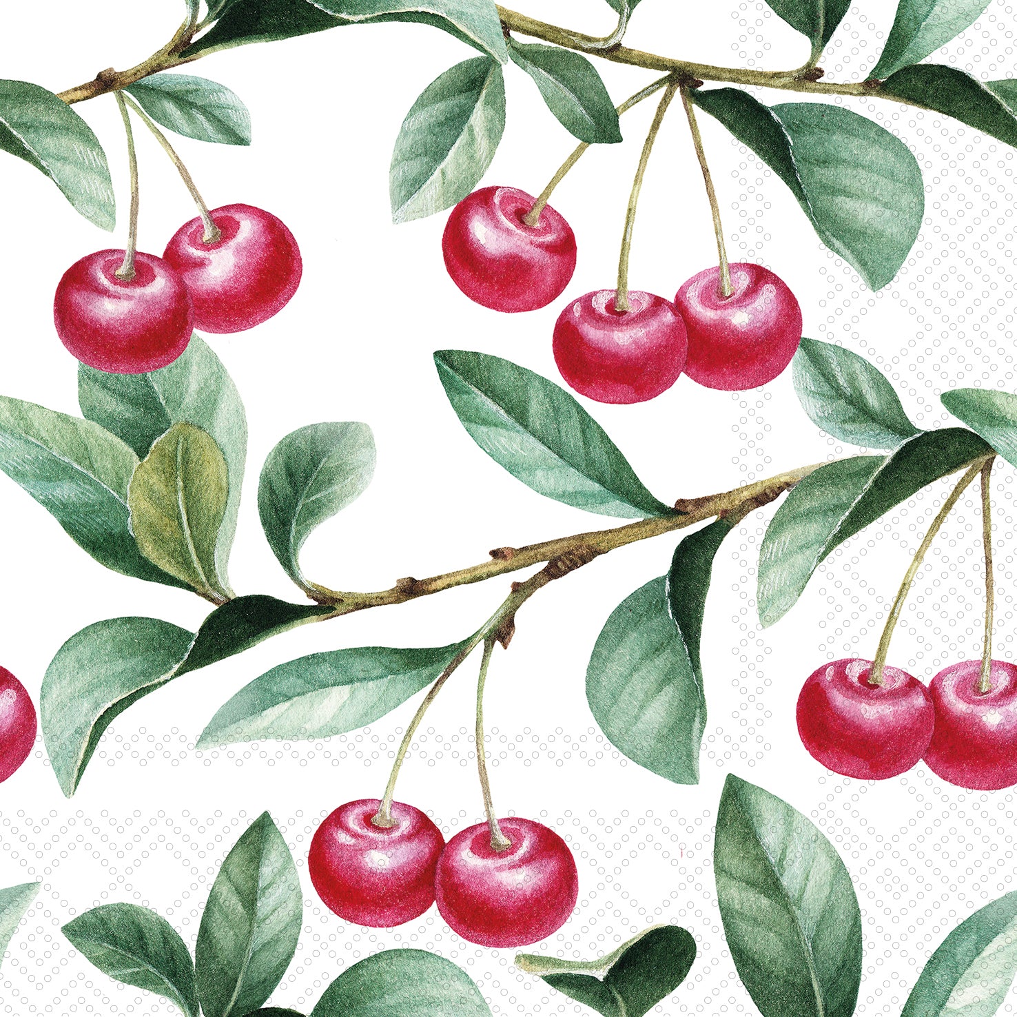 Cherry Lovers Cocktail Napkin