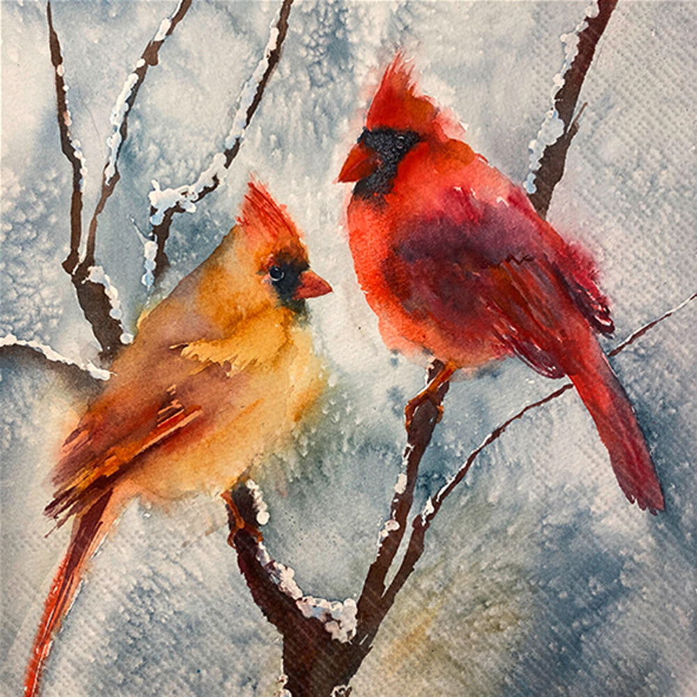 She and He Cocktail Napkin