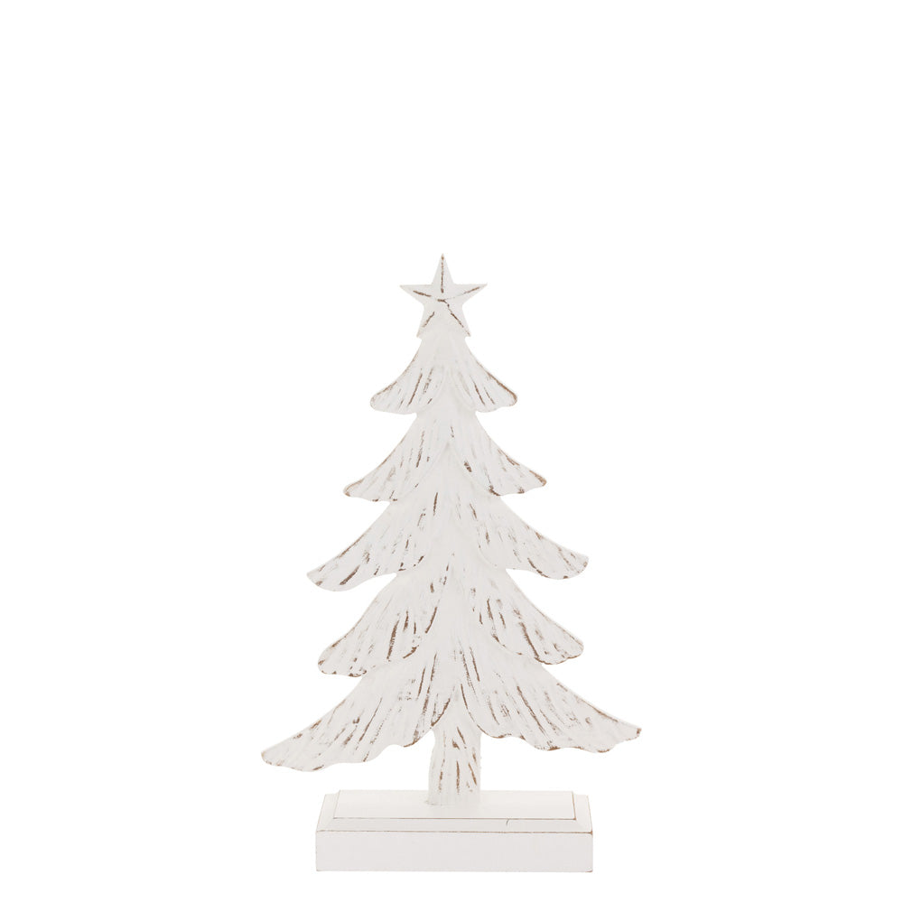 Weathered Winter White Trees (Set of 3)