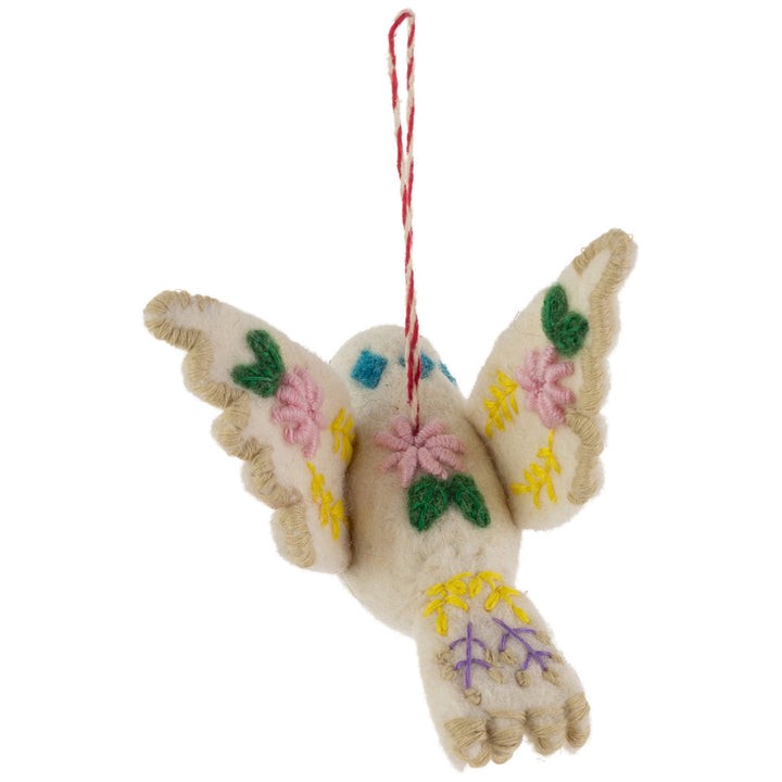 Peace Dove Ornament felt