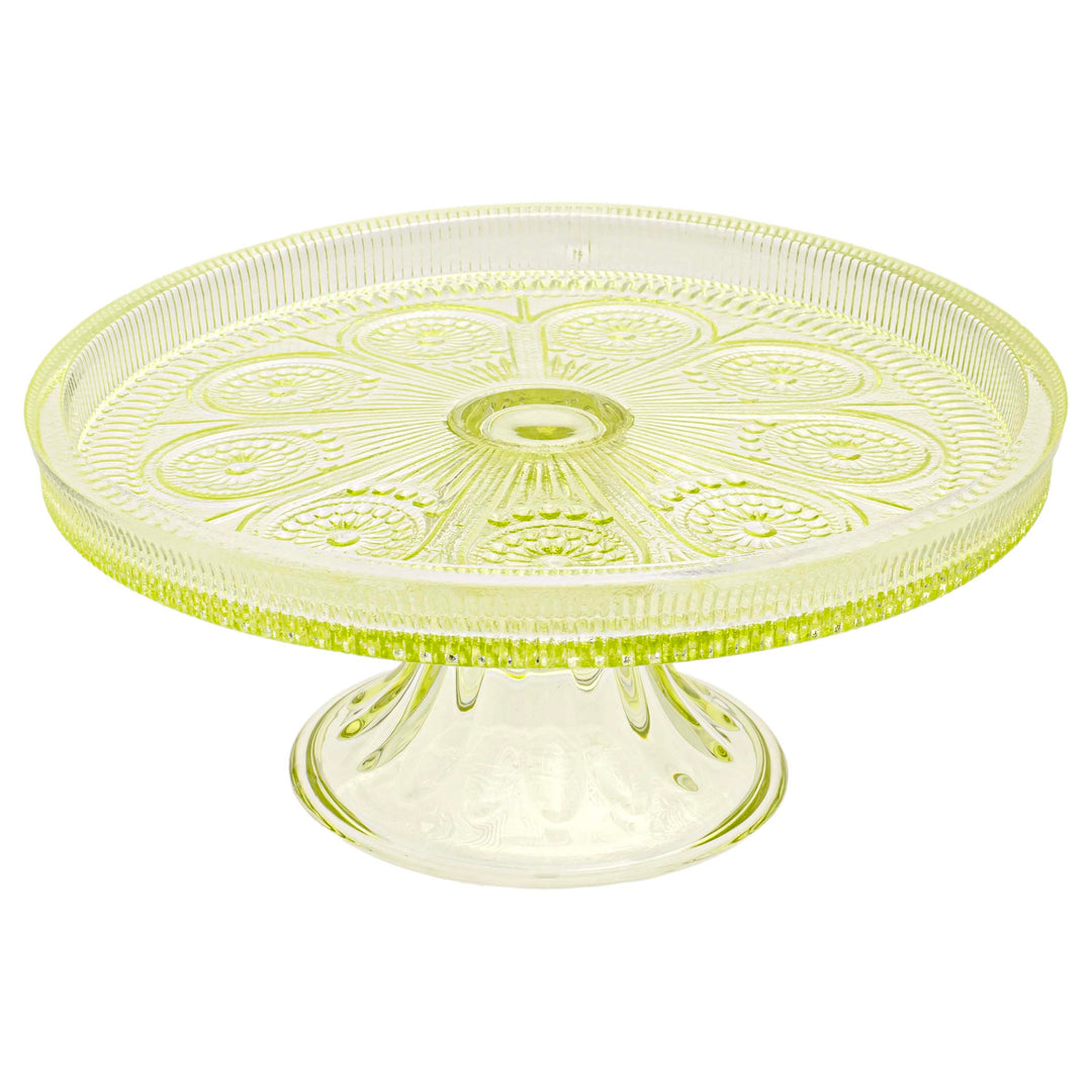 Citrine Codi Glass Cake Stand