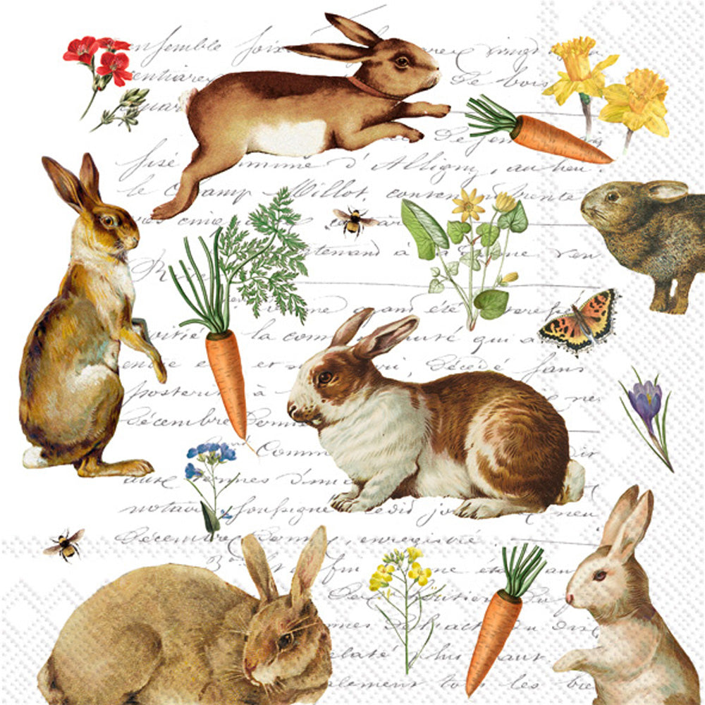 Hare Hunt Cocktail Napkin