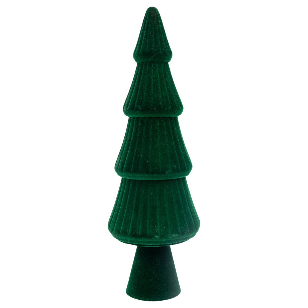 Green Flocked Christmas Tree Small