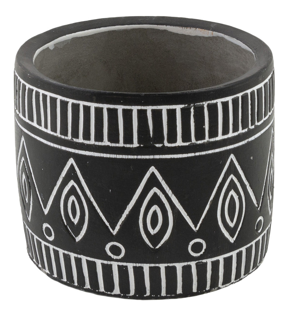 Mini Black Pots (Set of 6)