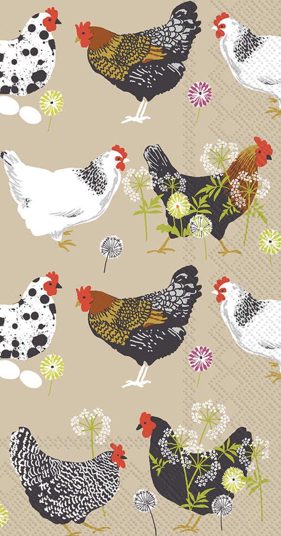 GUEST/SPATTER HENS linen