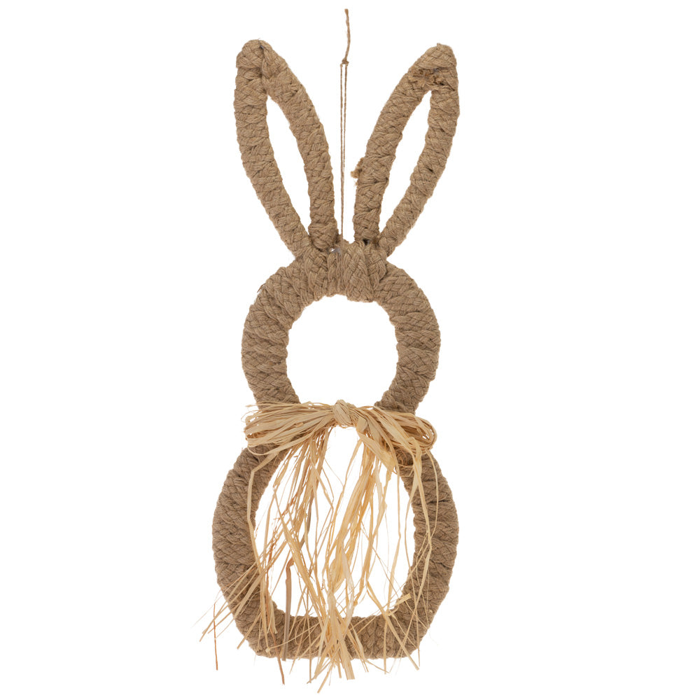 Bucky Jute Bunny Hanging Decor