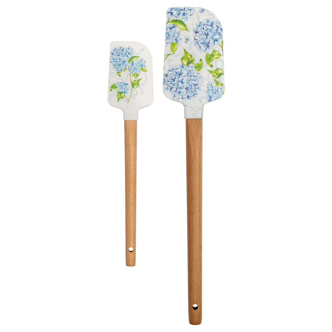 Blue Hydrangea Spatula (Set of 2)