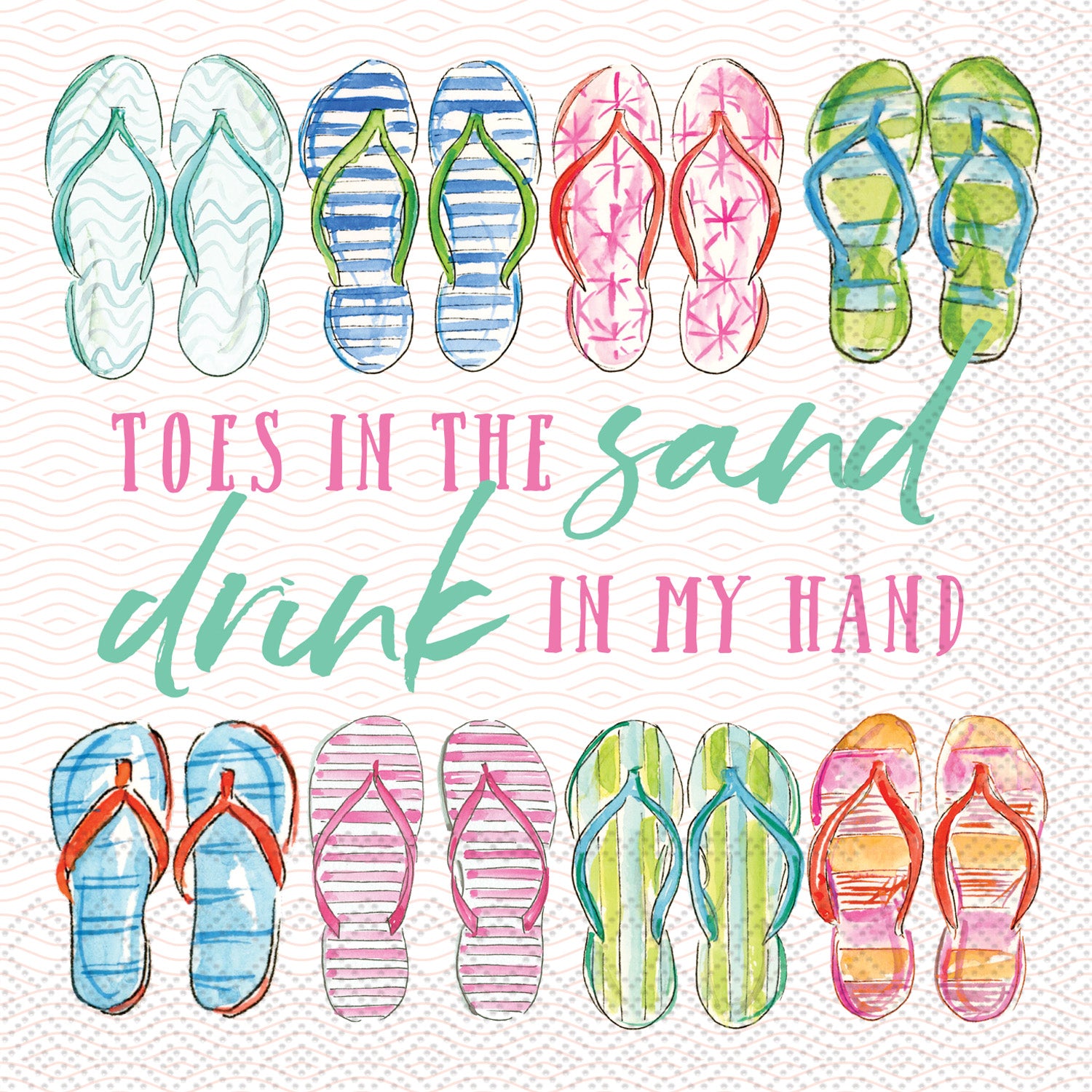 Sand In My Toes Cocktail Napkin