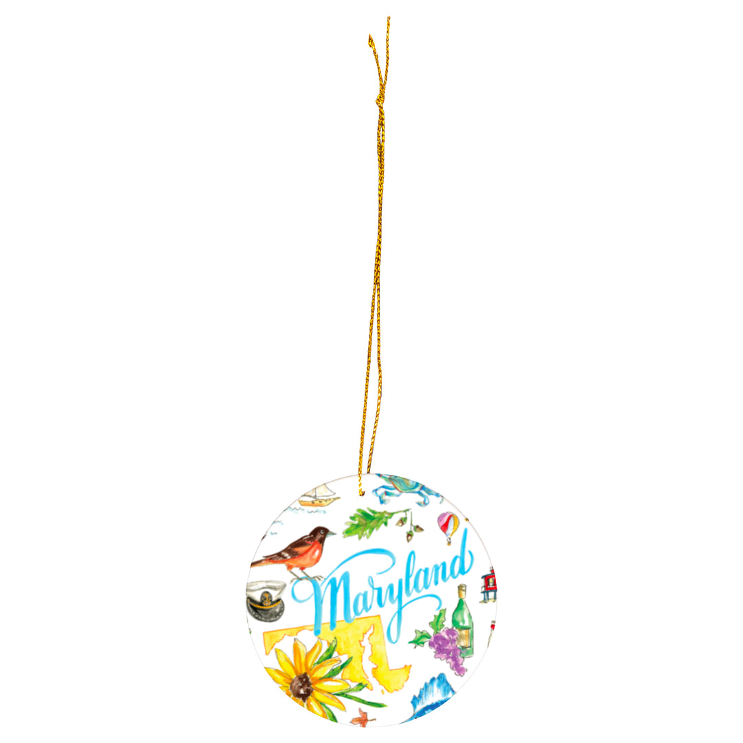 Maryland State Ornament