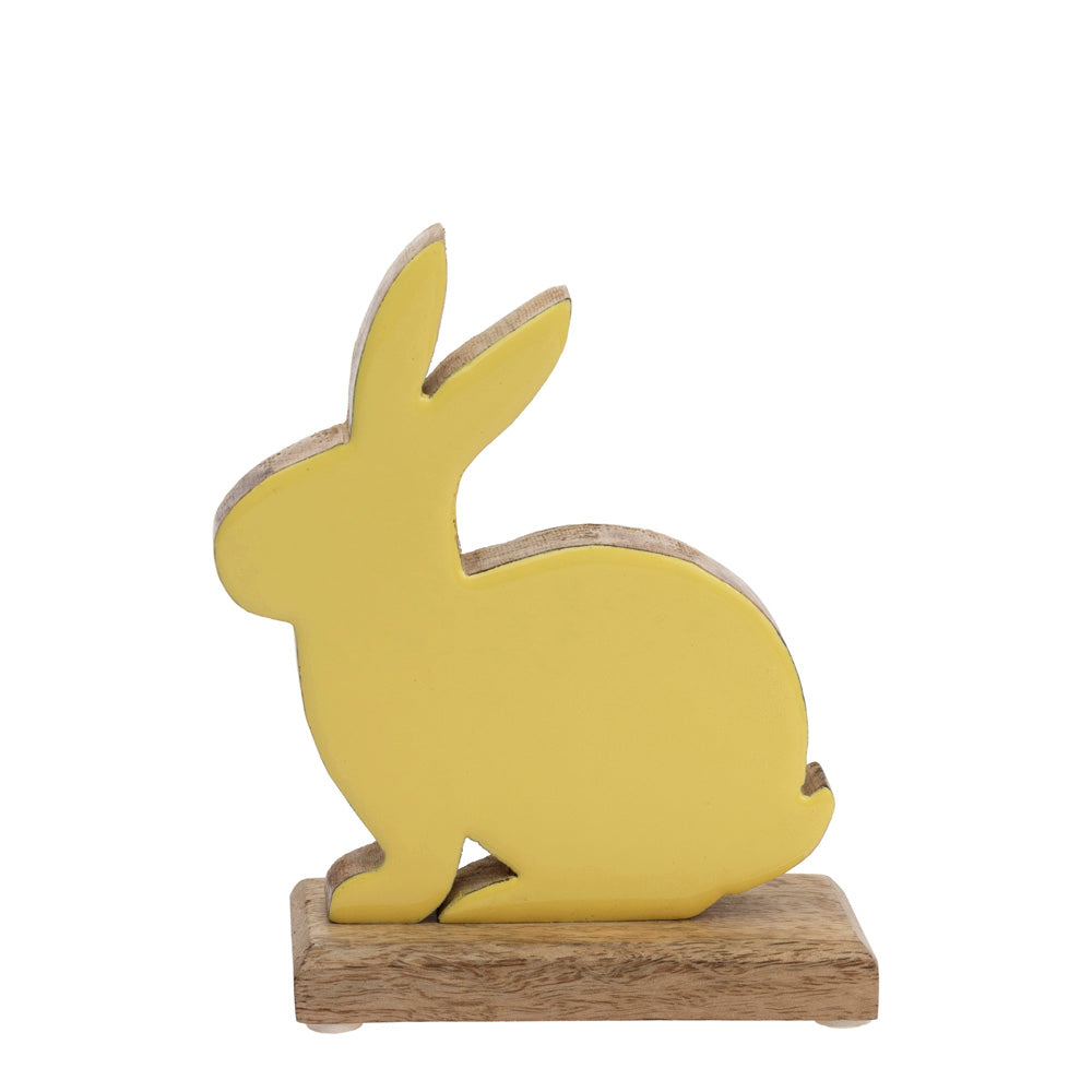 YELLOW WOOD BUNNY SM