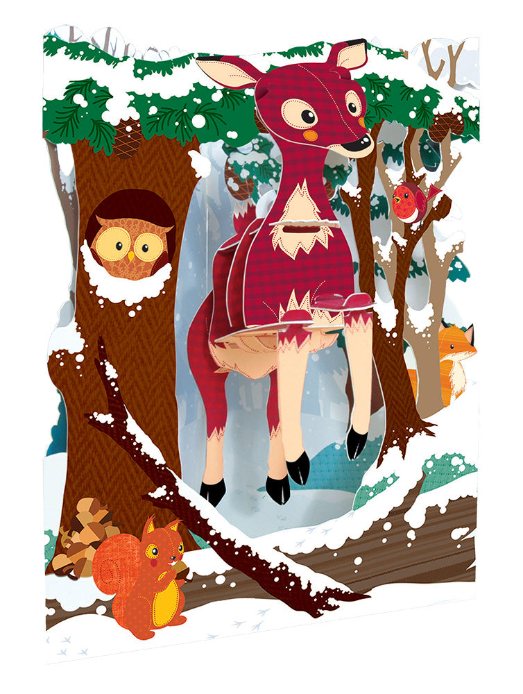 Deer Swing Card