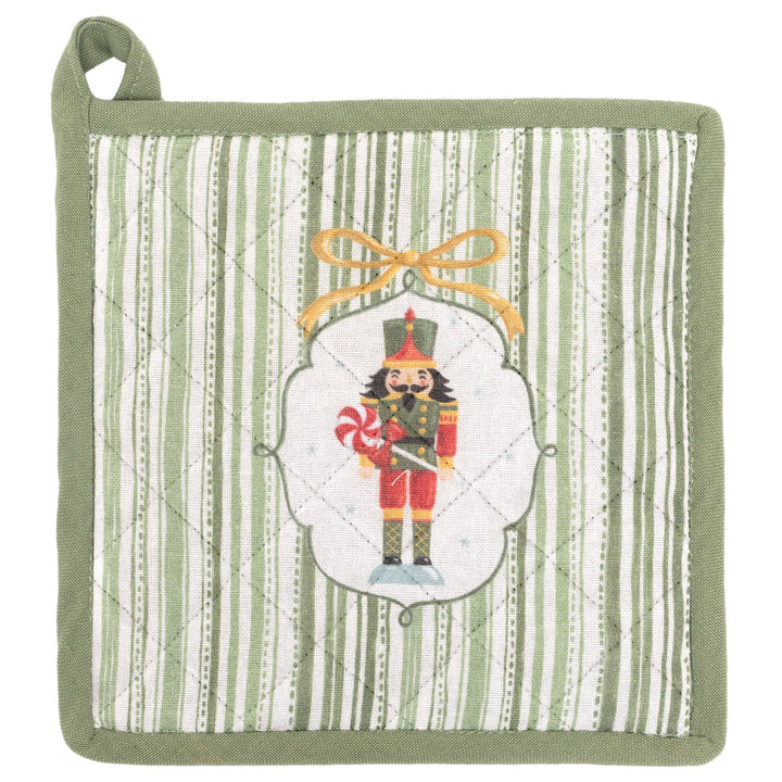 Frosty Fun Nutcracker Potholder