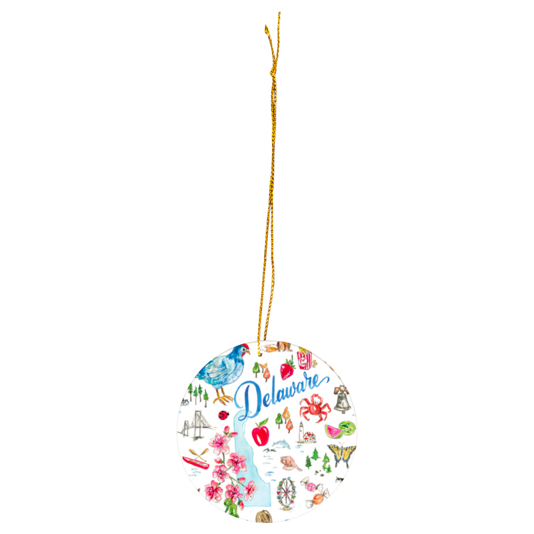 Delaware State Ornament