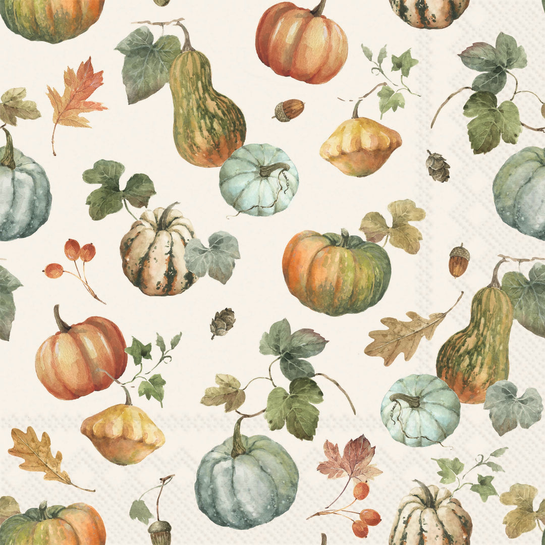 Gourds And Pumpkins Lunch Napkin