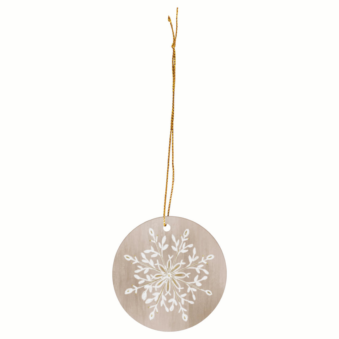 Gilded Snowflake Ornament