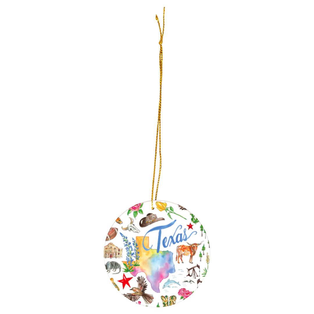 Texas State Ornament