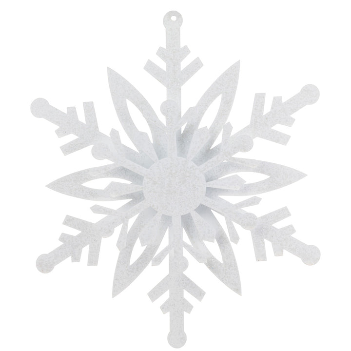 Sparkle Snowflake Ornaments (Set of 3)