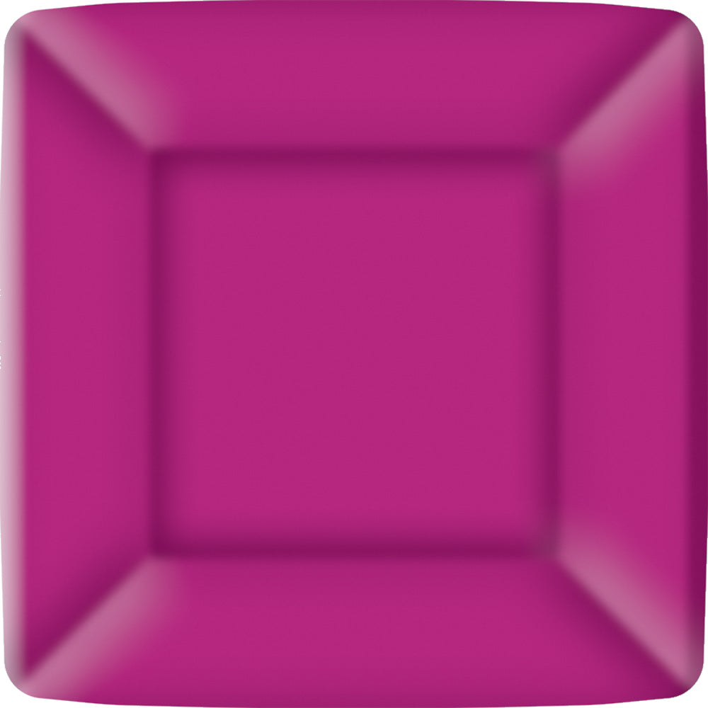 7 SQ PLT/CLASSIC SQUARE raspberry