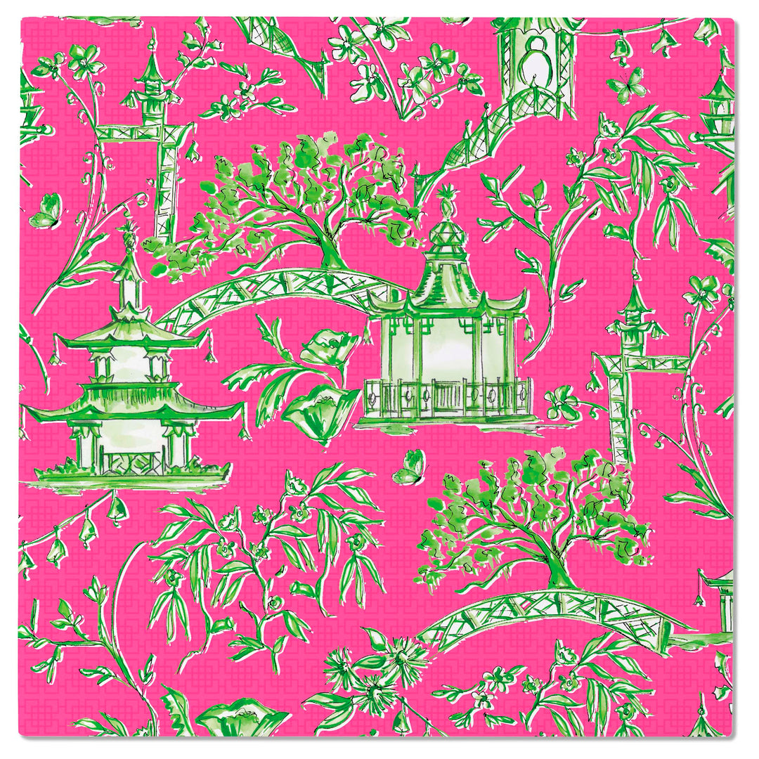Pink Pagoda Trivet